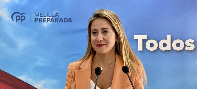Sofia Acedo, candidata del PP de Melilla al Congreso de los Diputados. 